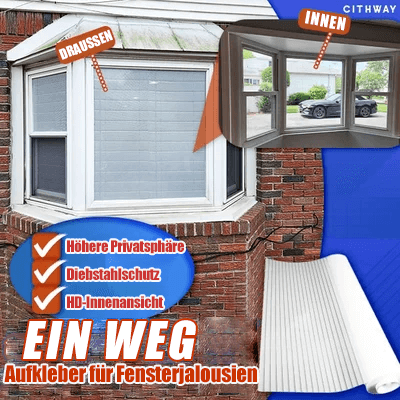 🎁Einweg-Jalousie-Sichtschutz-Fensterabdeckung