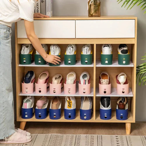 Double Layer Adjustable Shoe Rack